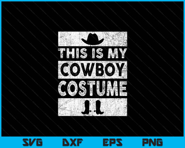 Cowboy costume country western SVG cut file