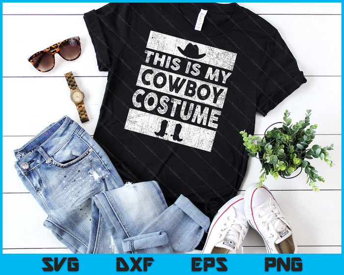 Cowboy Costume T-shirt Country Western Costume Men Women Kids SVG PNG Digital Cutting File