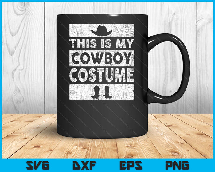 Cowboy Costume T-shirt Country Western Costume Men Women Kids SVG PNG Digital Cutting File