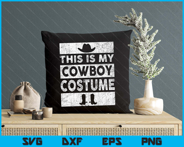 Cowboy Costume T-shirt Country Western Costume Men Women Kids SVG PNG Digital Cutting File