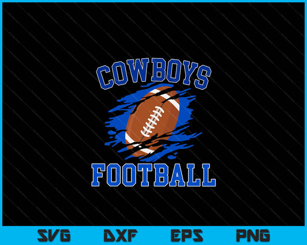 Cowboy football for men SVG cut file