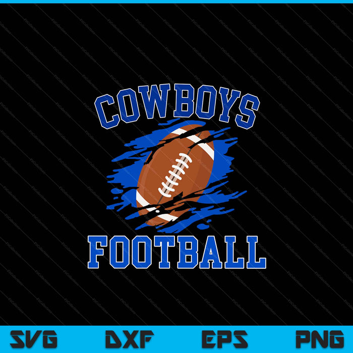 Cowboy football for men SVG cut file