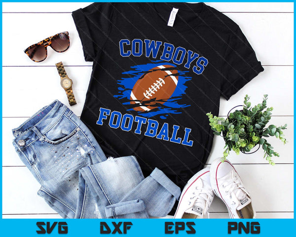 Cowboy Football For Men SVG PNG Digital Printable Files