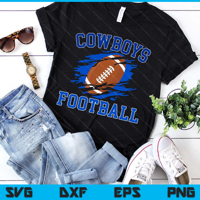 Cowboy Football For Men SVG PNG Digital Printable Files