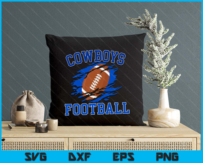 Cowboy Football For Men SVG PNG Digital Printable Files