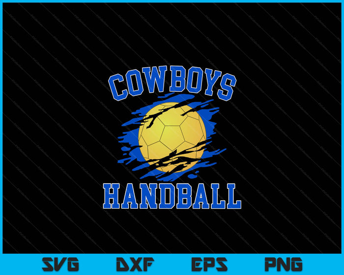 Cowboy Handball For Men SVG PNG Digital Printable Files