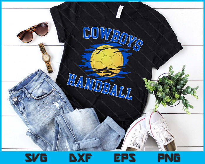 Cowboy Handball For Men SVG PNG Digital Printable Files