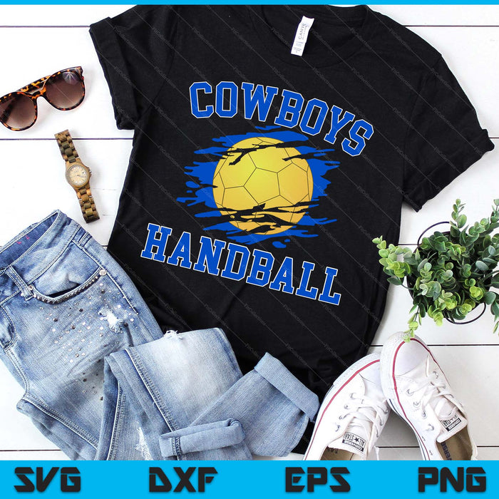 Cowboy Handball For Men SVG PNG Digital Printable Files