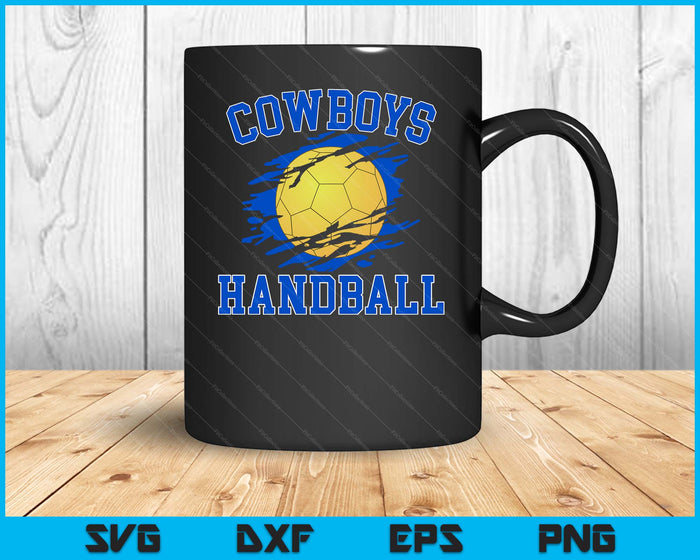 Cowboy Handball For Men SVG PNG Digital Printable Files