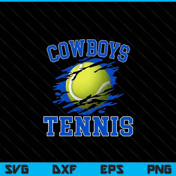 Cowboy tennis for men SVG cut file