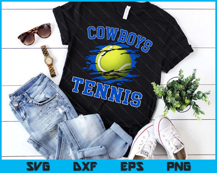 Cowboy Tennis For Men SVG PNG Digital Printable Files