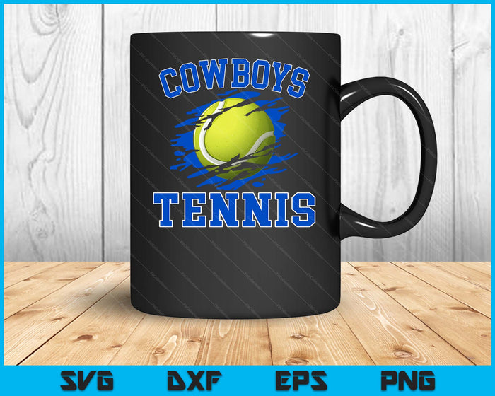 Cowboy Tennis For Men SVG PNG Digital Printable Files