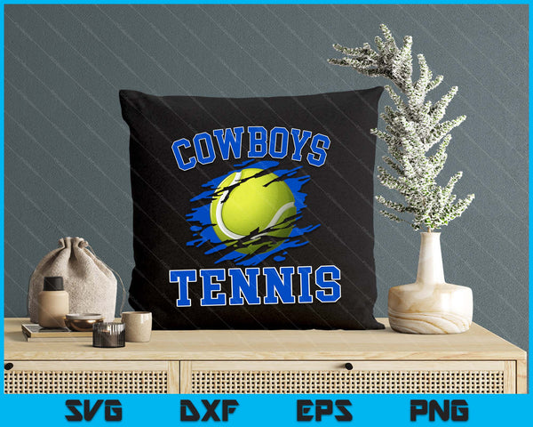 Cowboy Tennis For Men SVG PNG Digital Printable Files