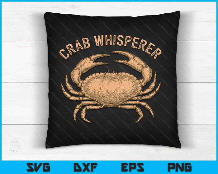 Krab Whisperer Vintage krabben SVG PNG digitale snijbestanden