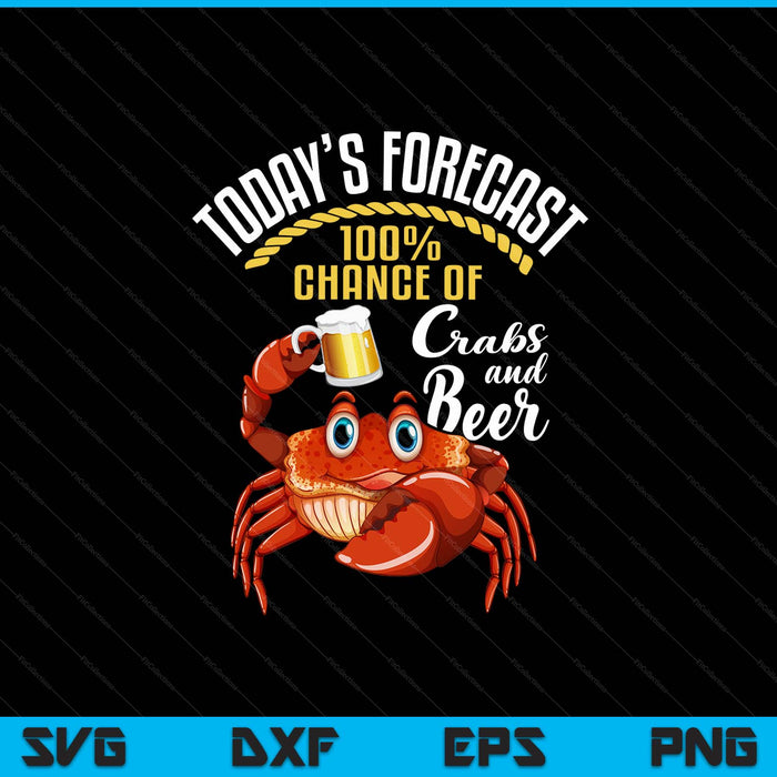 Crabs and beer Chesapeake blue crab crabbing SVG cut file