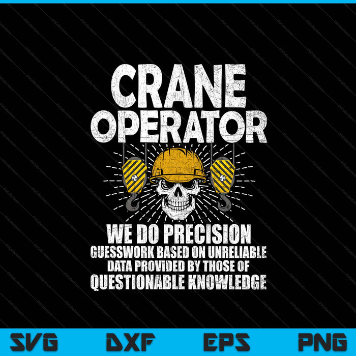 Crane operator skull USA flag crane driver construction SVG cut file
