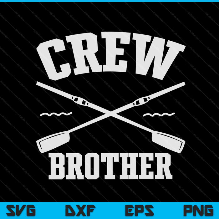 Crew Brother Rowing Coxswain Sculling SVG PNG Digital Cutting Files