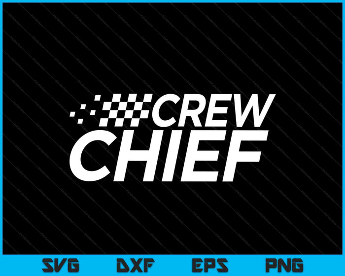 Crew Chief Pit Crew Racing Team Racer Car SVG PNG Digital Cutting File