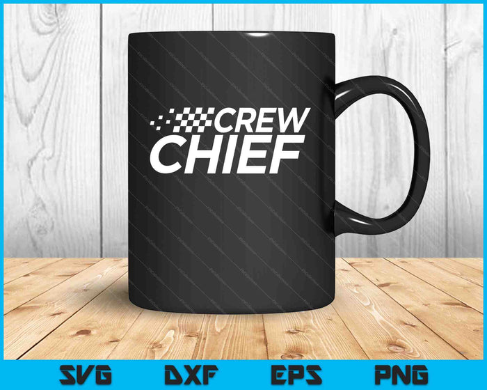 Crew Chief Pit Crew Racing Team Racer Car SVG PNG Digital Cutting File