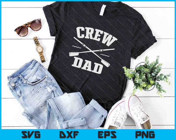 Crew Dad Rowing Coxswain Sculling SVG PNG Digital Cutting Files