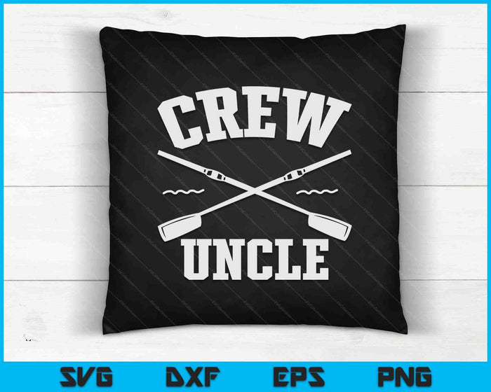 Crew Uncle Rowing Coxswain Sculling SVG PNG Digital Cutting Files