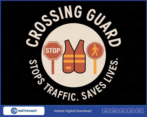 Crossing Guard SVG design