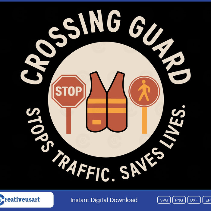 Crossing Guard SVG design
