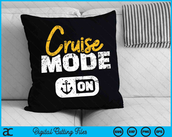 Cruise Mode On SVG PNG Cutting Printable Files