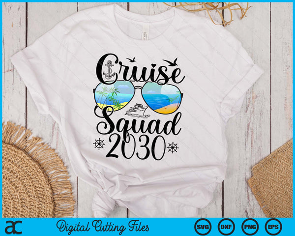 Cruise Squad 2030 Summer Vacation Matching Family Cruise SVG PNG Digital Printable Files