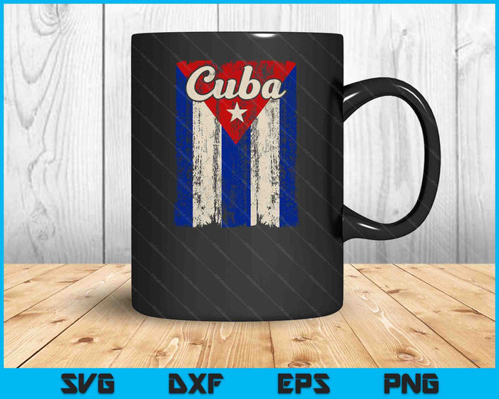 Cuban Flag Shirt Cuba Bandera Cubana Patriotic SVG PNG Digital Printable Files