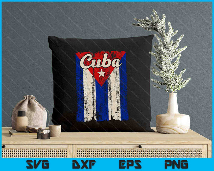 Cuban Flag Shirt Cuba Bandera Cubana Patriotic SVG PNG Digital Printable Files