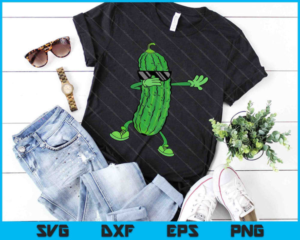Komkommer deppen augurk dansen minnaar SVG PNG snijden afdrukbare bestanden - on a t-shirt
