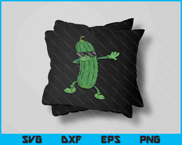 Komkommer deppen augurk dansen minnaar SVG PNG snijden afdrukbare bestanden