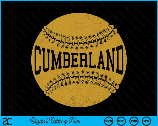 Cumberland Baseball Fan SVG PNG Digital Cutting Files