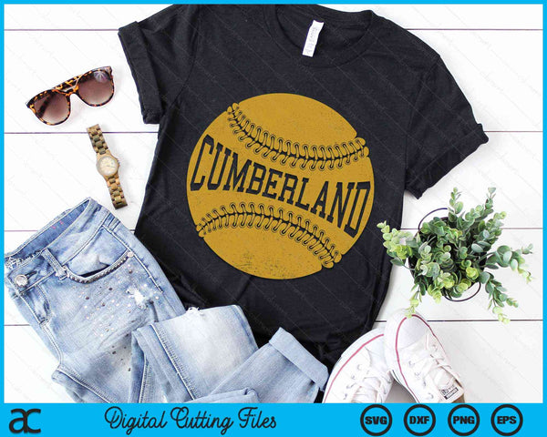 Cumberland Baseball Fan SVG PNG Digital Cutting Files