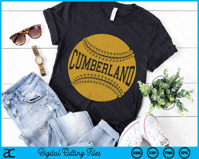 Cumberland honkbal fan SVG PNG digitale snijbestanden 