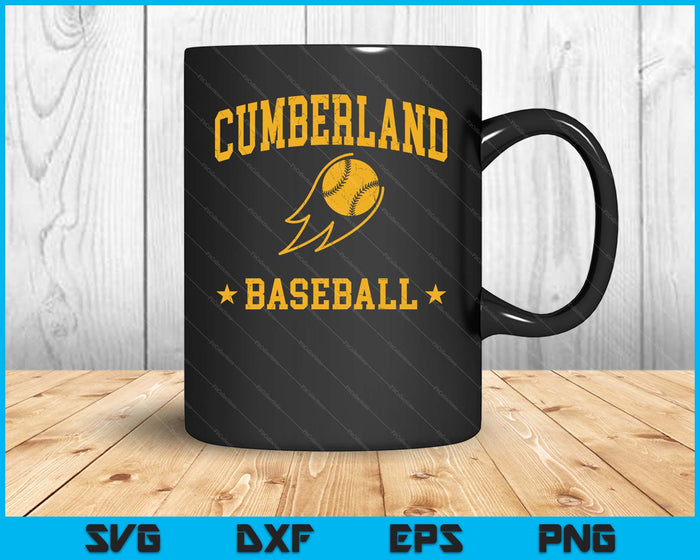 Cumberland Baseball Vintage Gameday Retro Baseball Lover SVG PNG Digital Printable Files