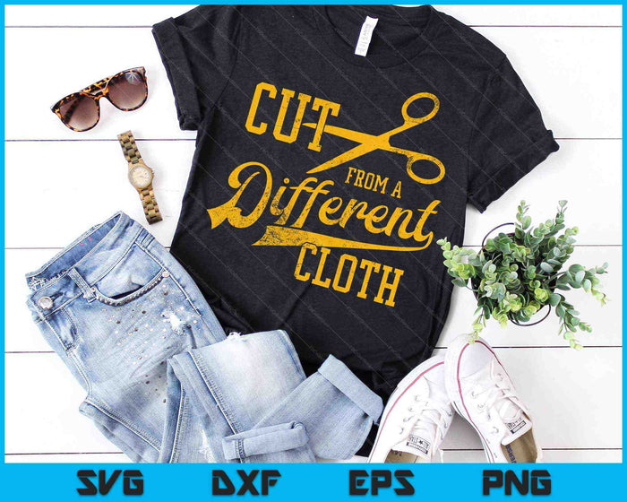 Cut From A Different Cloth Urban Hip Hop SVG PNG Cutting Printable Files