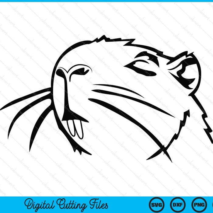 Cute Capybara Animal Capybara Lover SVG PNG Digital Printable Files