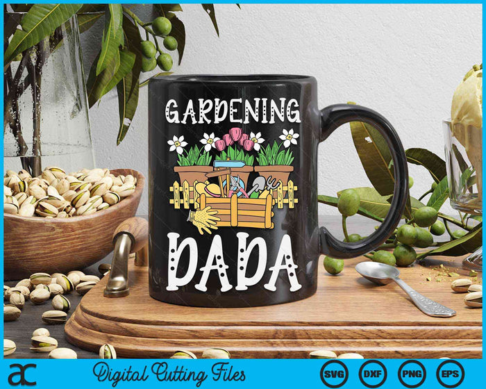Schattig tuinieren Dada moestuin tuinman SVG PNG digitale afdrukbare bestanden