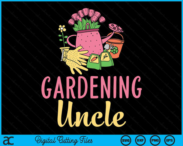 Schattig tuinieren oom moestuin tuinman SVG PNG digitale snijbestanden