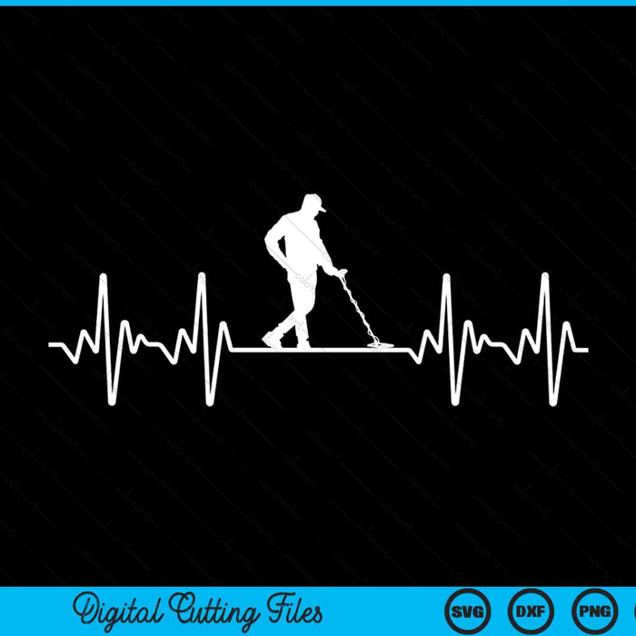 Cute Metal Detecting For Men Women Detector Treasure Hunting SVG PNG Digital Cutting Files