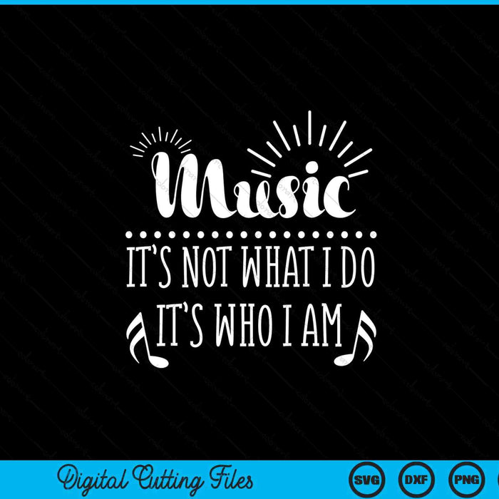 Cute musician band singer songwriter music SVG cut file