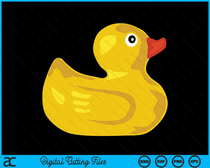 Cute Rubber Duckie Duck Rubber Duck SVG PNG Digital Cutting Files