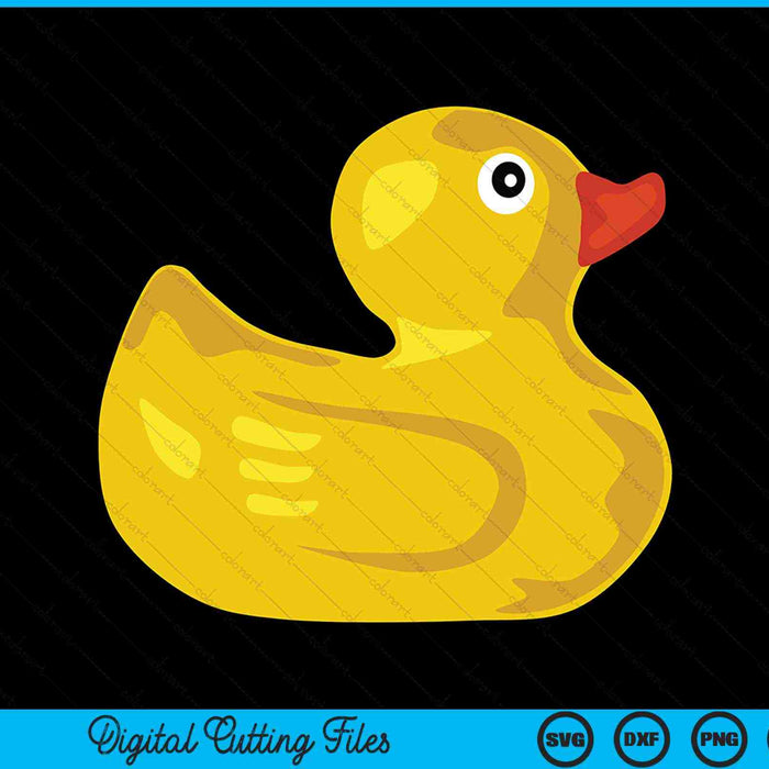 Cute rubber duckie duck rubber duck SVG cut file