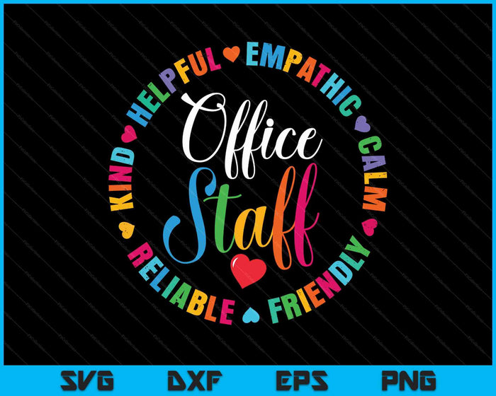 Cute School Secretary Admin Appreciation Front Office Staff SVG PNG Digital Printable Files