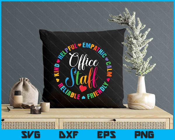 Cute School Secretary Admin Appreciation Front Office Staff SVG PNG Digital Printable Files