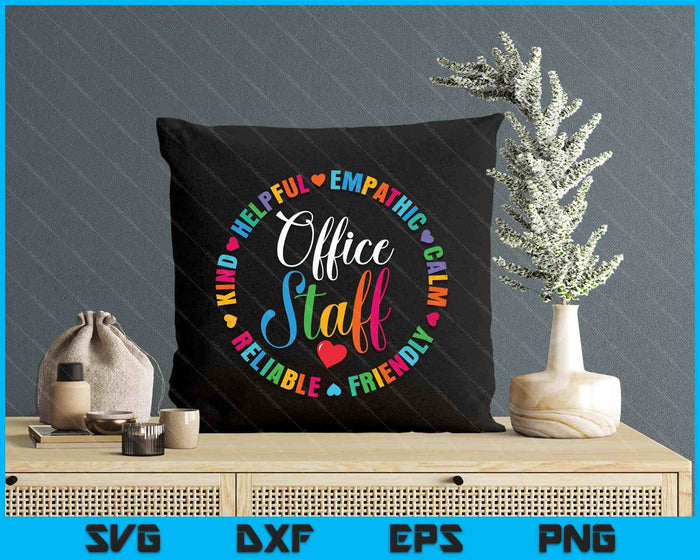 Cute School Secretary Admin Appreciation Front Office Staff SVG PNG Digital Printable Files
