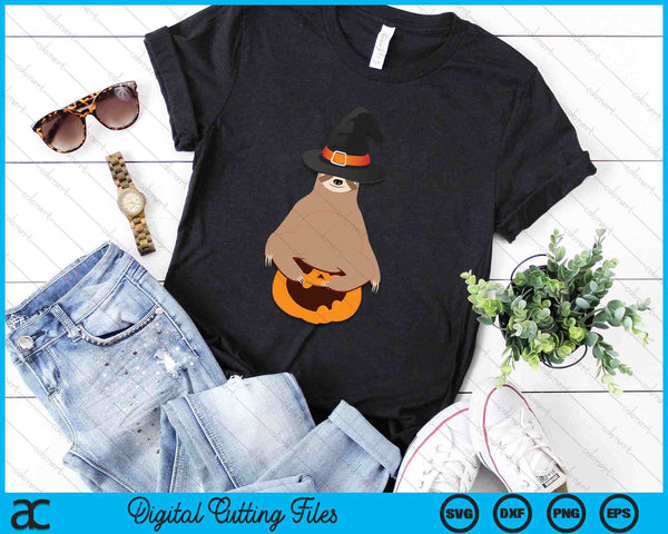 Cute Sloth Halloween Funny Halloween Sloth Gift SVG PNG Digital Cutting Files