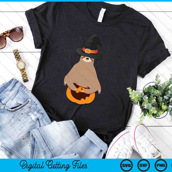 Cute Sloth Halloween Funny Halloween Sloth Gift SVG PNG Digital Cutting Files